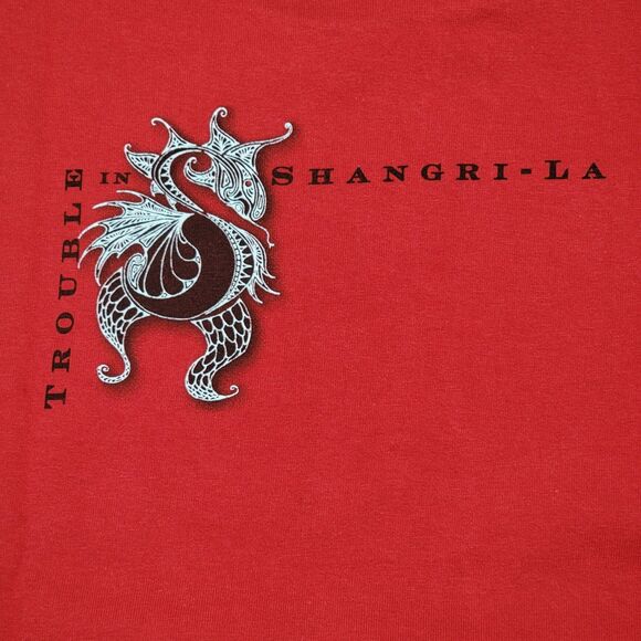 Stevie Nicks "Trouble In Shangri-La" Graphic SS Red Unisex Tee - Size XL - Picture 3 of 5